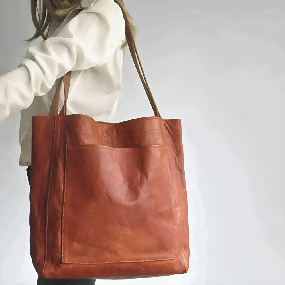 Lena - Moderná kožená crossbody kabelka