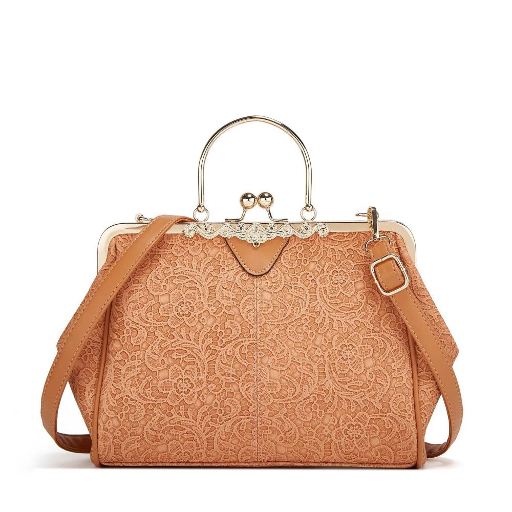 Heidrun – Retro Kiss Lock Handbag