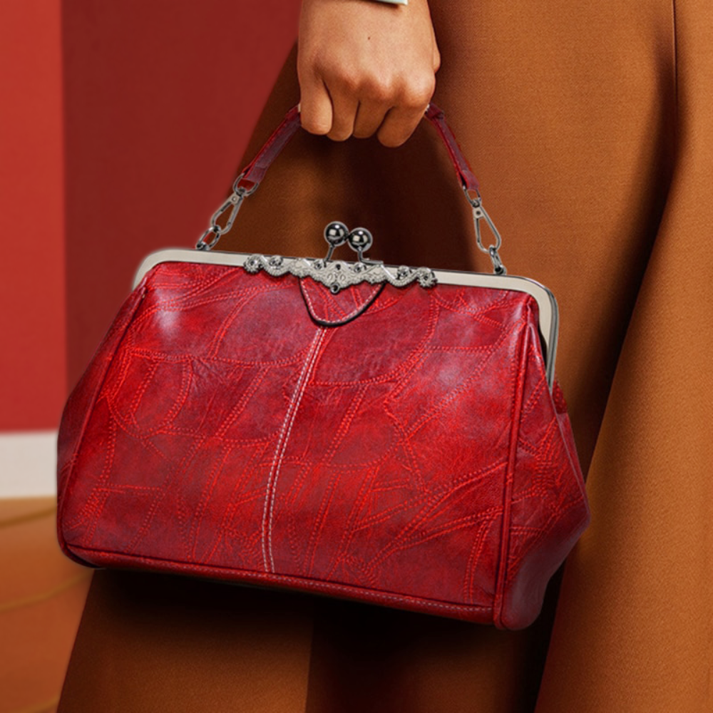 Heidrun – Retro Kiss Lock Handbag