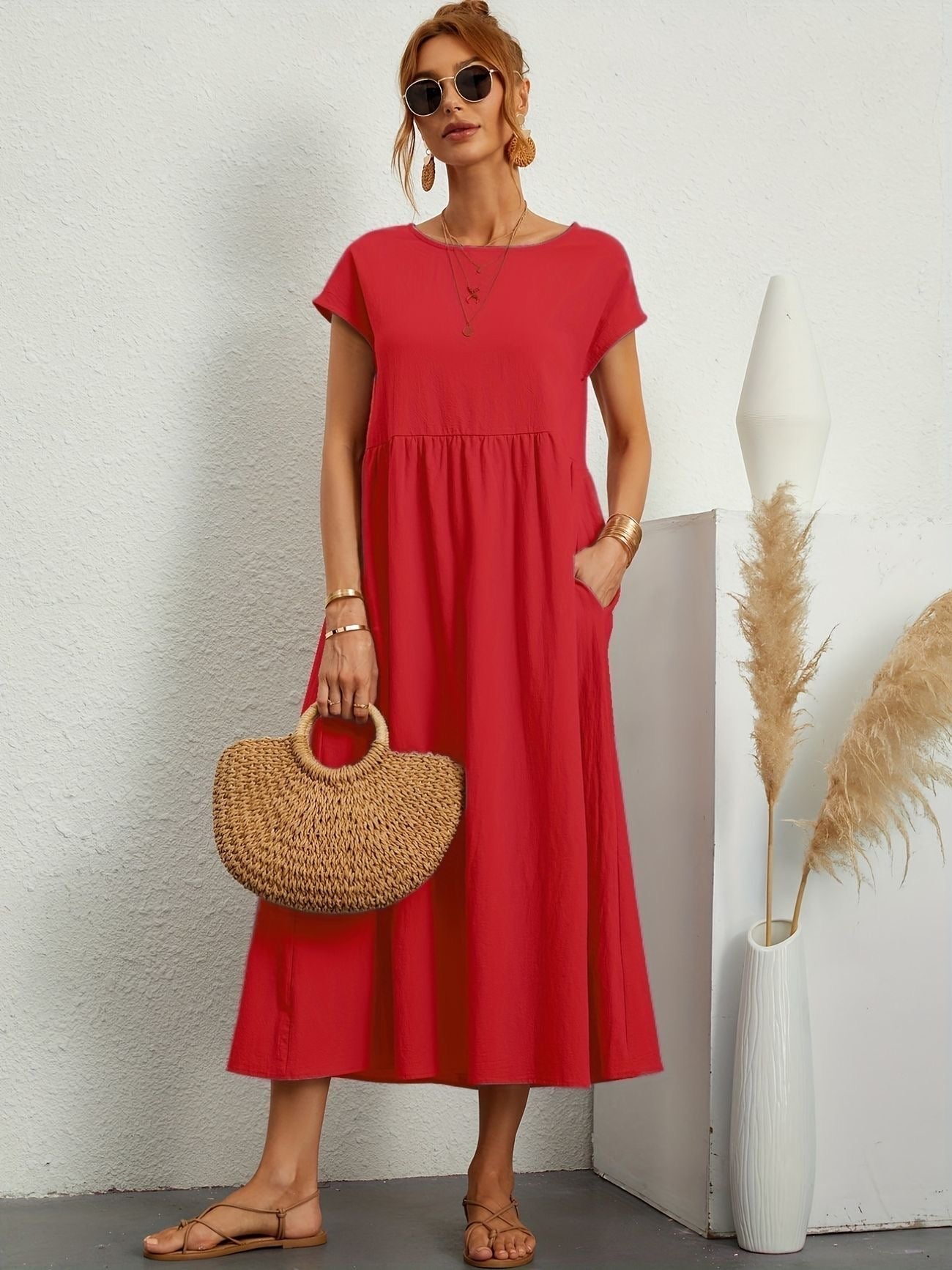 Hilleya™ | Elegantné Casual Šaty (Takmer vypredané)