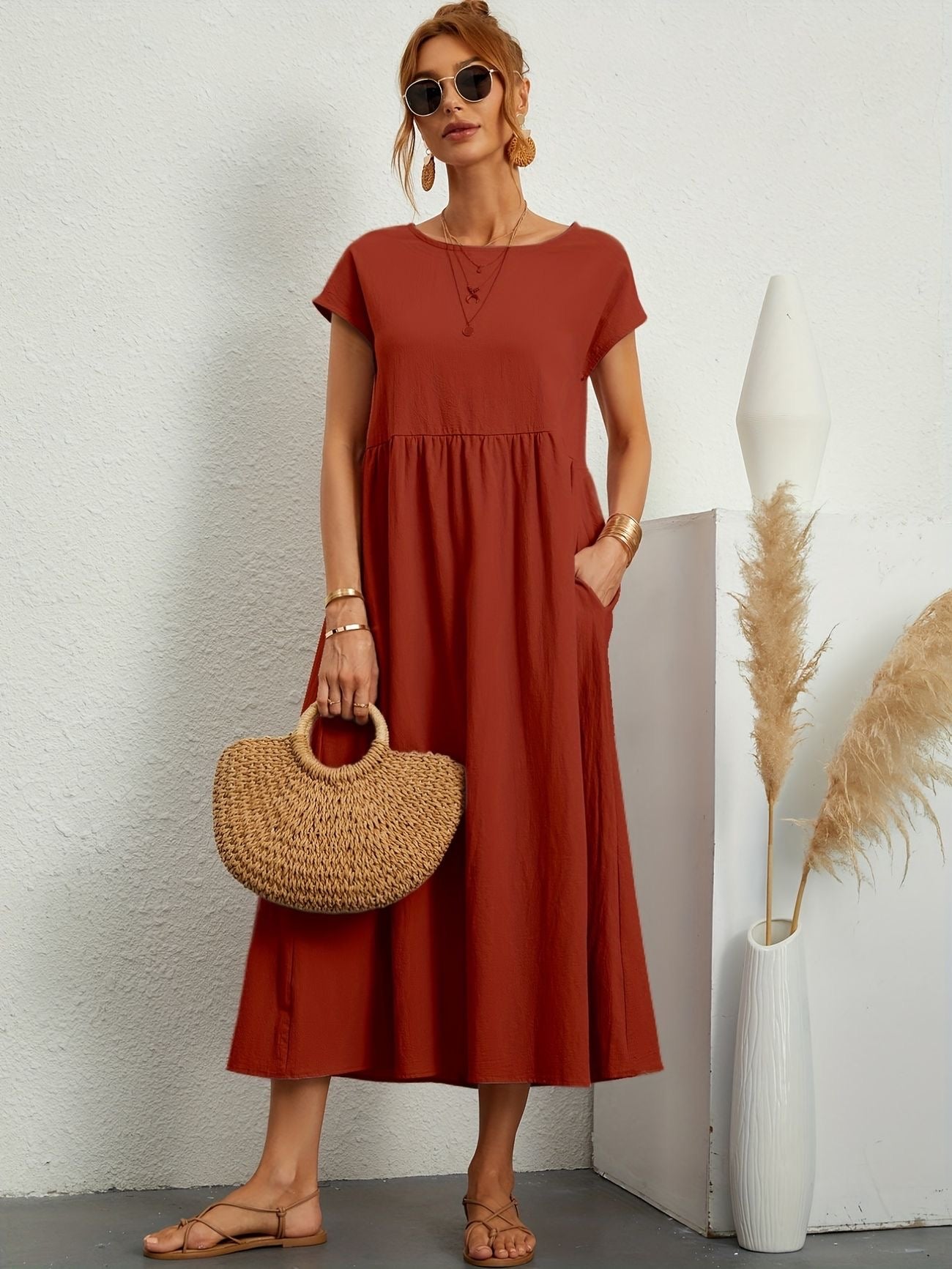 Hilleya™ | Elegantné Casual Šaty (Takmer vypredané)