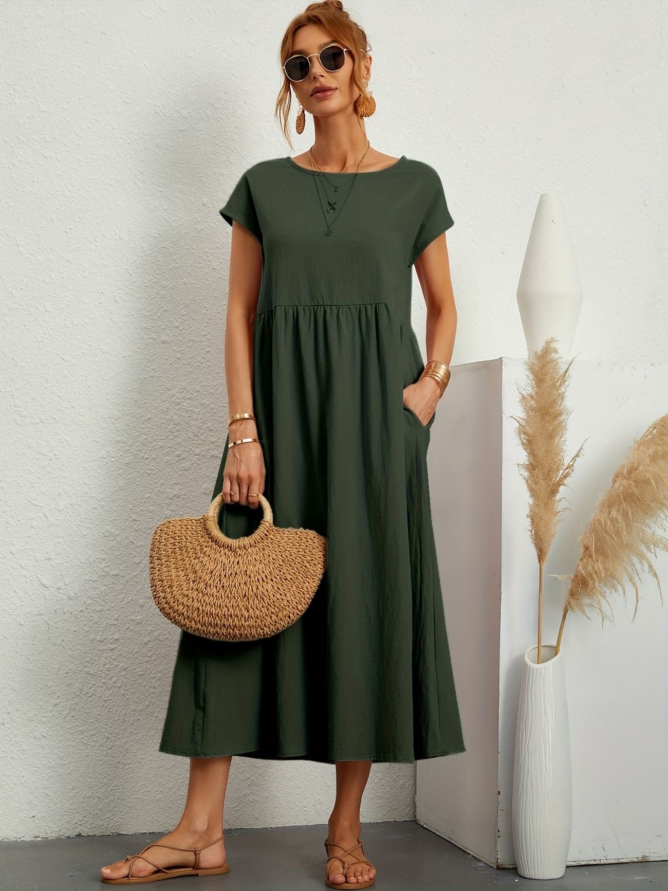 Hilleya™ | Elegantné Casual Šaty (Takmer vypredané)