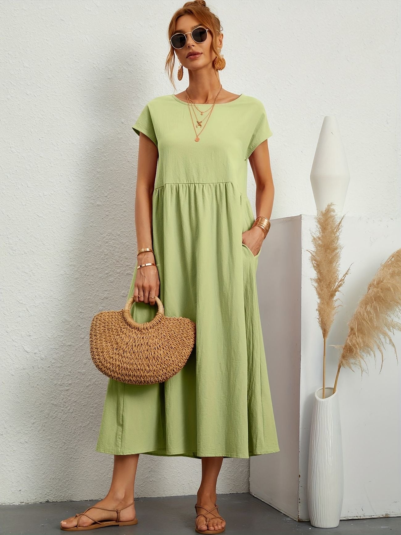 Hilleya™ | Elegantné Casual Šaty (Takmer vypredané)