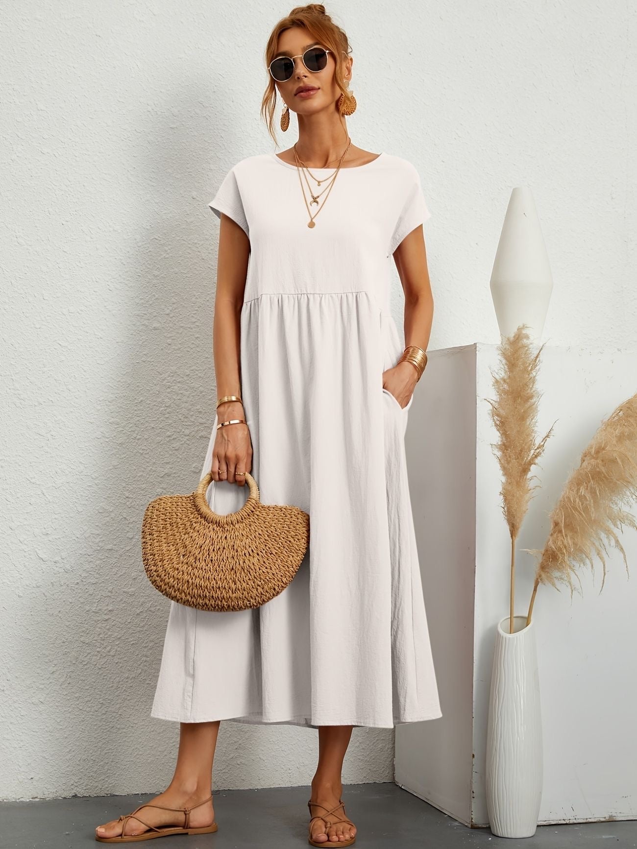 Hilleya™ | Elegantné Casual Šaty (Takmer vypredané)