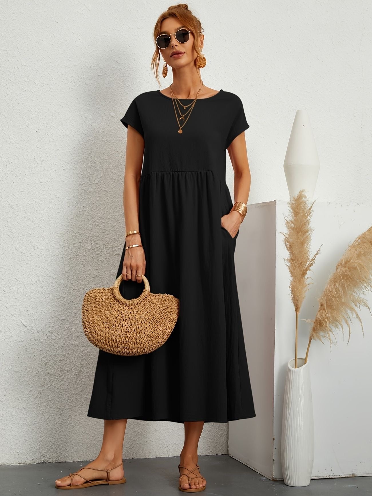 Hilleya™ | Elegantné Casual Šaty (Takmer vypredané)