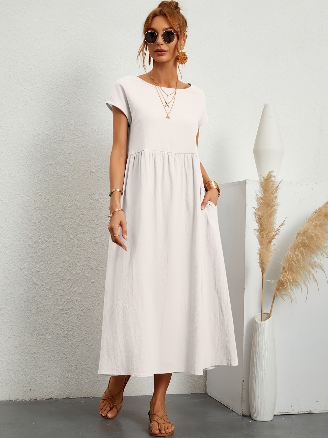 Hilleya™ | Elegantné Casual Šaty (Takmer vypredané)
