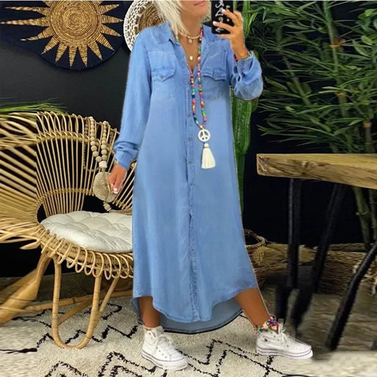 Vena | Elegantné Boho džínové šaty