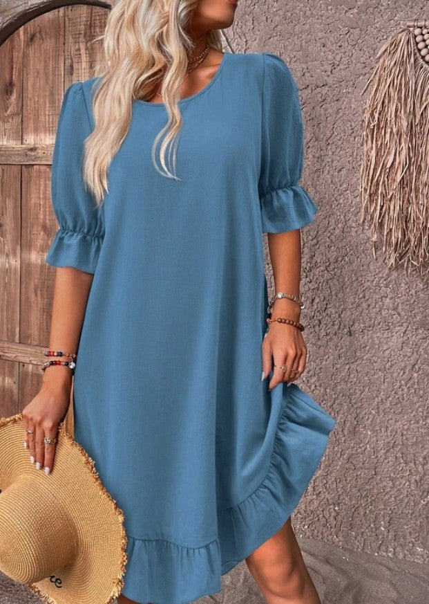 Evalina™ | Midi šaty s nadčasovou eleganciou ✨ (Obmedzené zásoby)