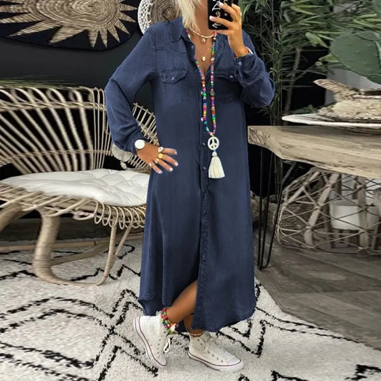 Vena | Elegantné Boho džínové šaty