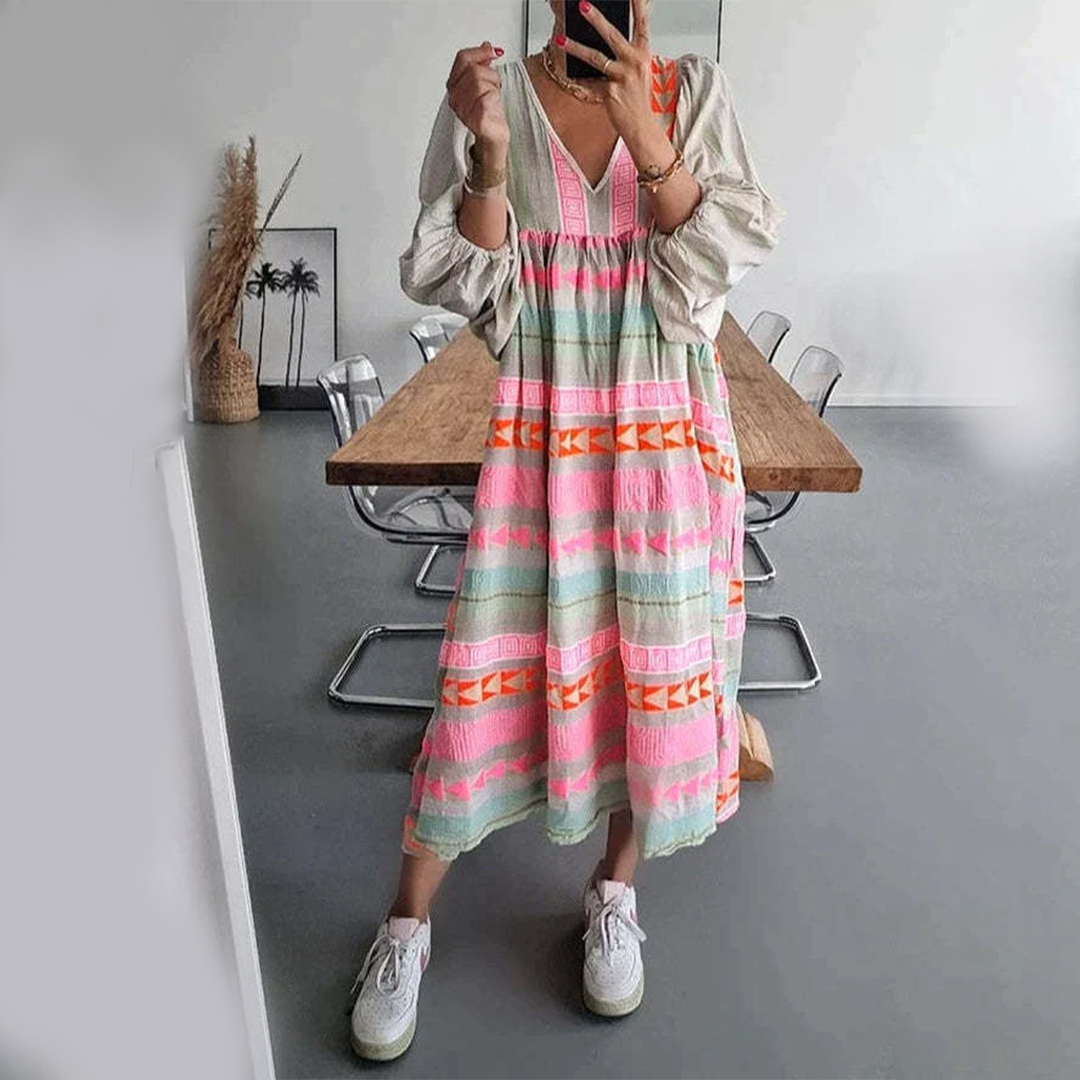 Theresia™ | Maxi Boho Chic Šaty (Takmer vypredané)