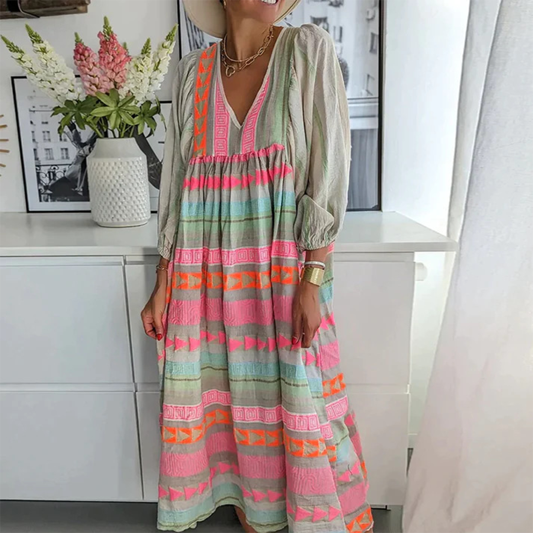 Theresia™ | Maxi Boho Chic Šaty (Takmer vypredané)