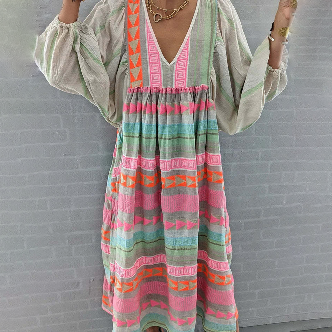 Theresia™ | Maxi Boho Chic Šaty (Takmer vypredané)