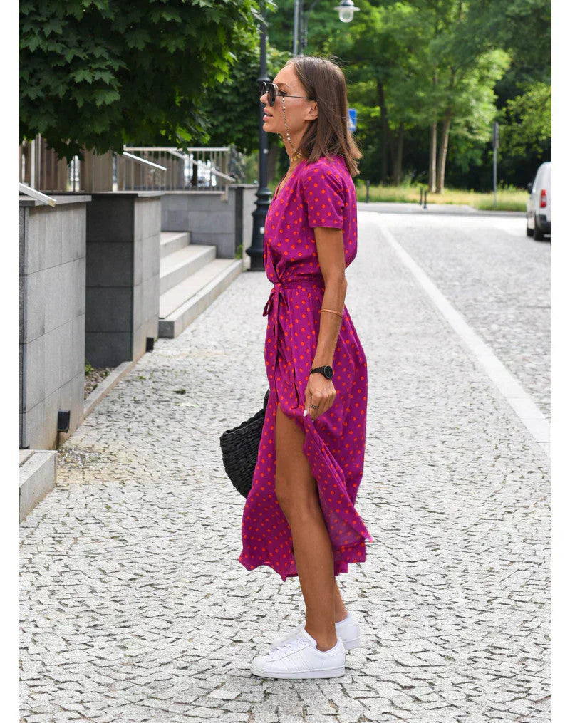 Suzanne - Elegantná sukňa s V-krkom