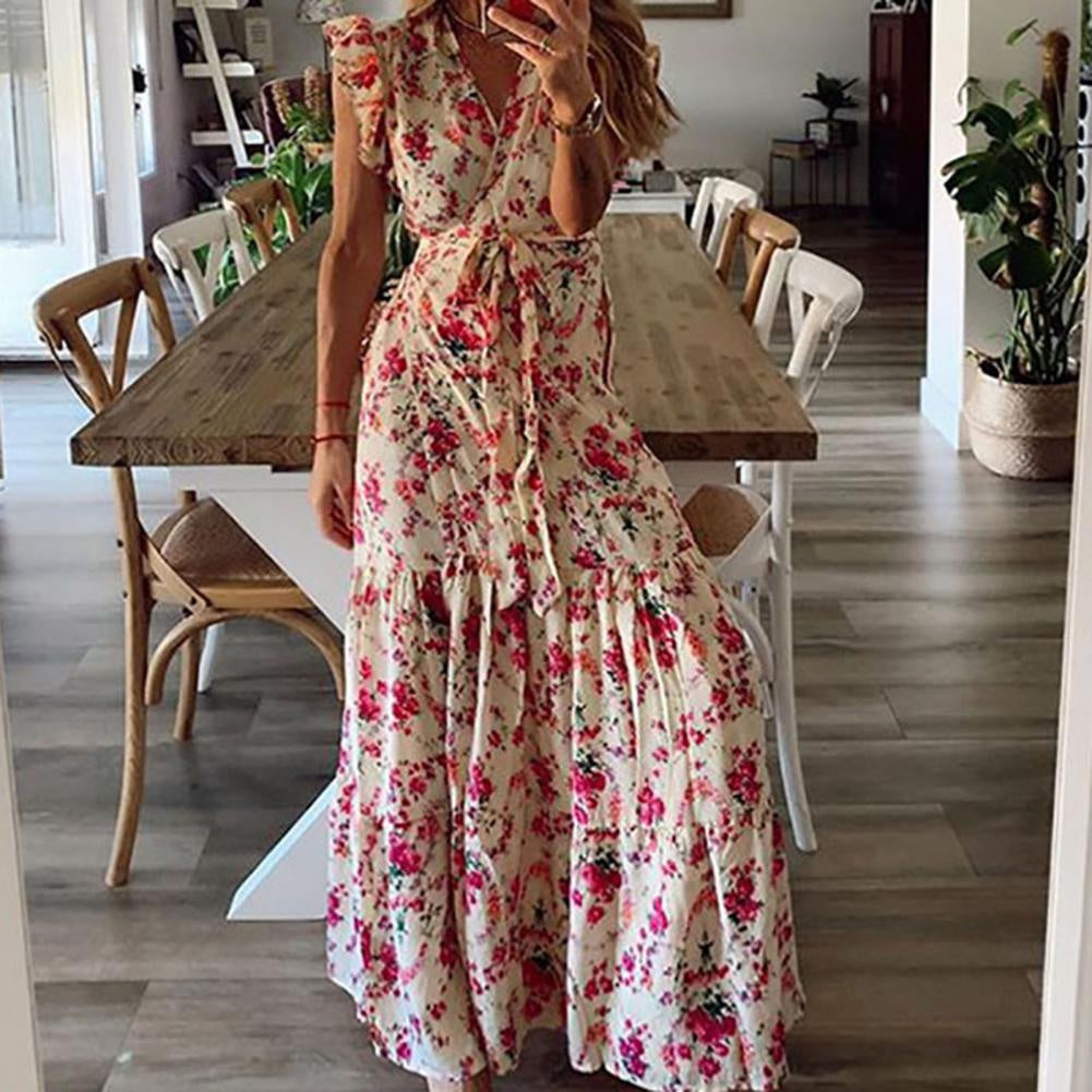 Dahlys™ | Luxe Blossom Maxi Dress