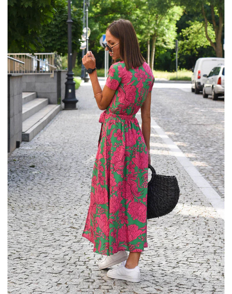 Suzanne - Elegantná sukňa s V-krkom