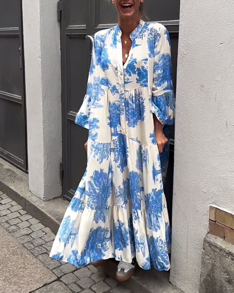 Evella™ | Maxi Dlhé Voľné Šaty (Obmedzená Dostupnosť)