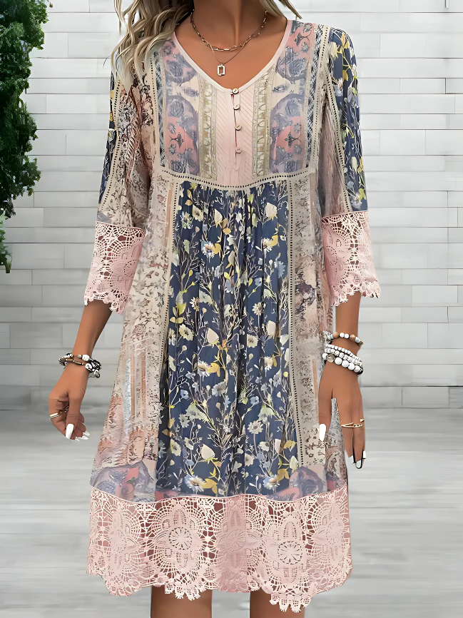 Lunaris™ | Luxusné Boho Šaty s Voľným Strihom (Obmedzená dostupnosť)