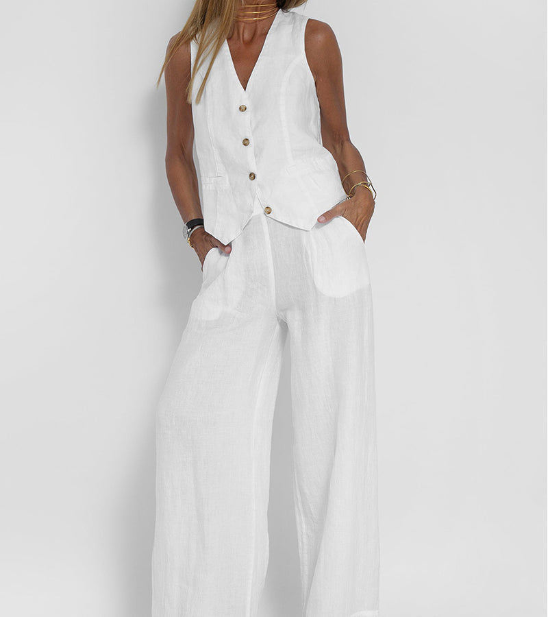 Adelaide™ | Elegantní souprava vesty a kalhot (Téměř vyprodáno)