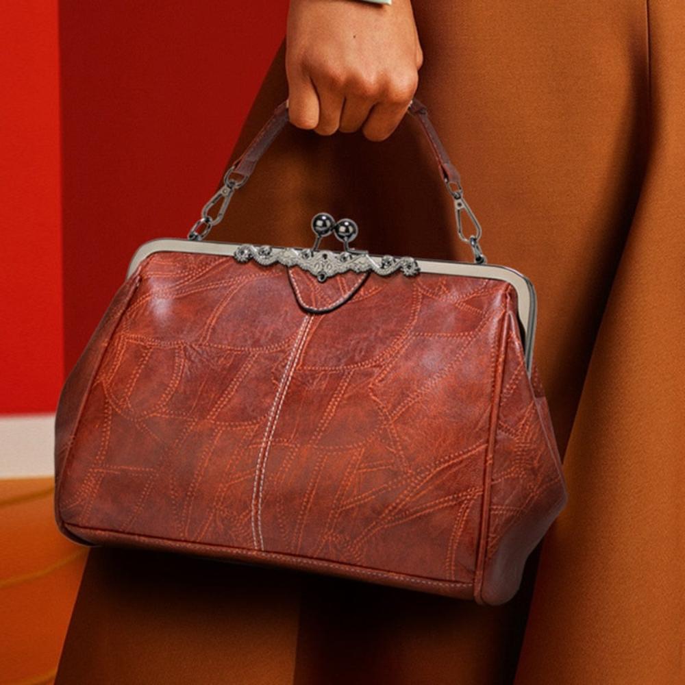 Heidrun – Retro Kiss Lock Handbag