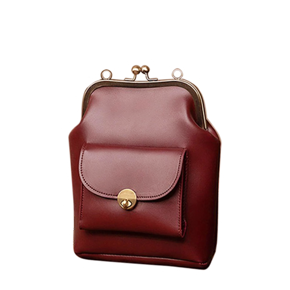 Margarete – Retro Kussverschluss Schultertasche