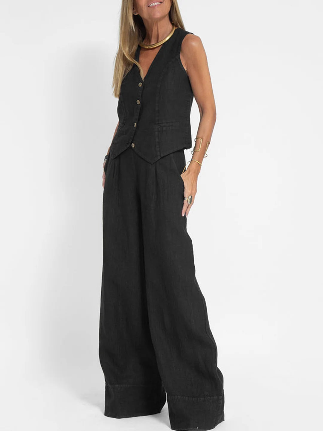 Adelaide™ | Elegantní souprava vesty a kalhot (Téměř vyprodáno)