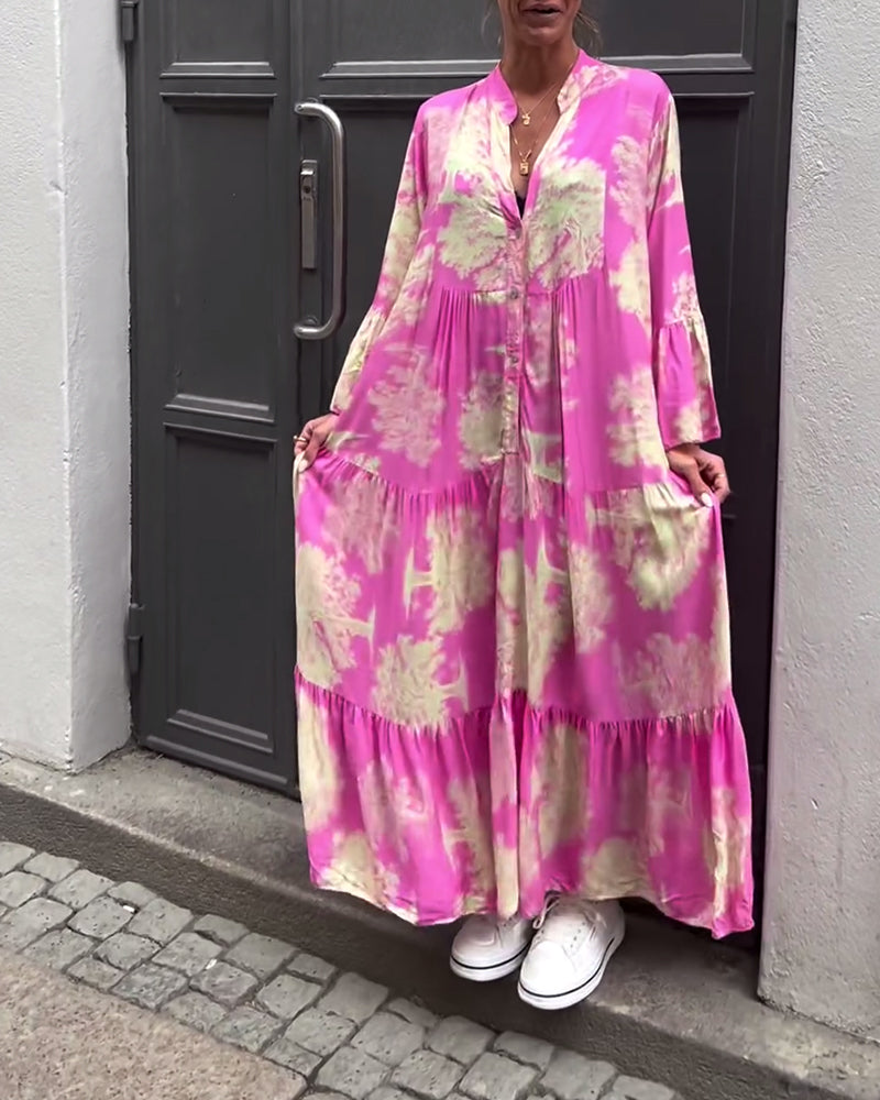 Evella™ | Maxi Dlhé Voľné Šaty (Obmedzená Dostupnosť)