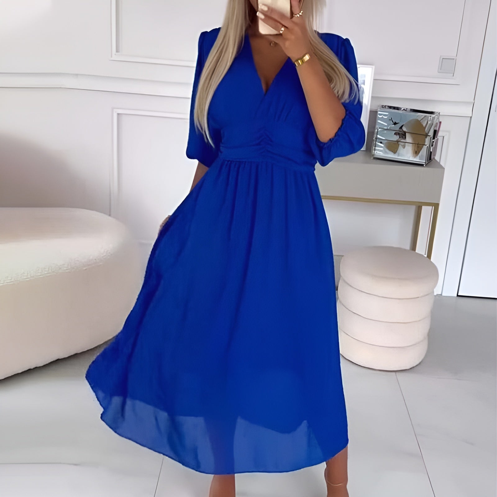 Adéla | Elegantné ľahké šaty z šifónu