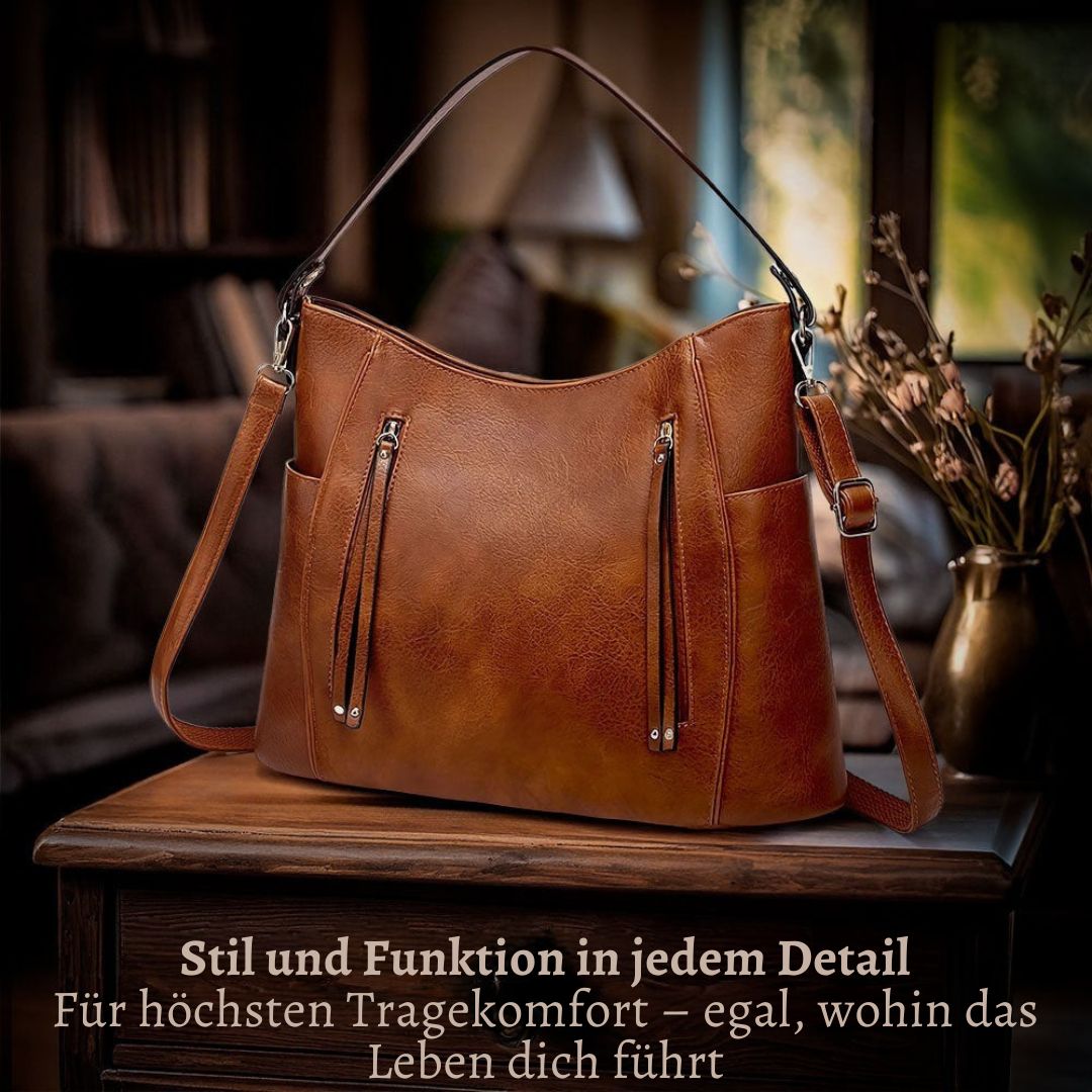 Frida - Elegantní Kožená Crossbody Taška