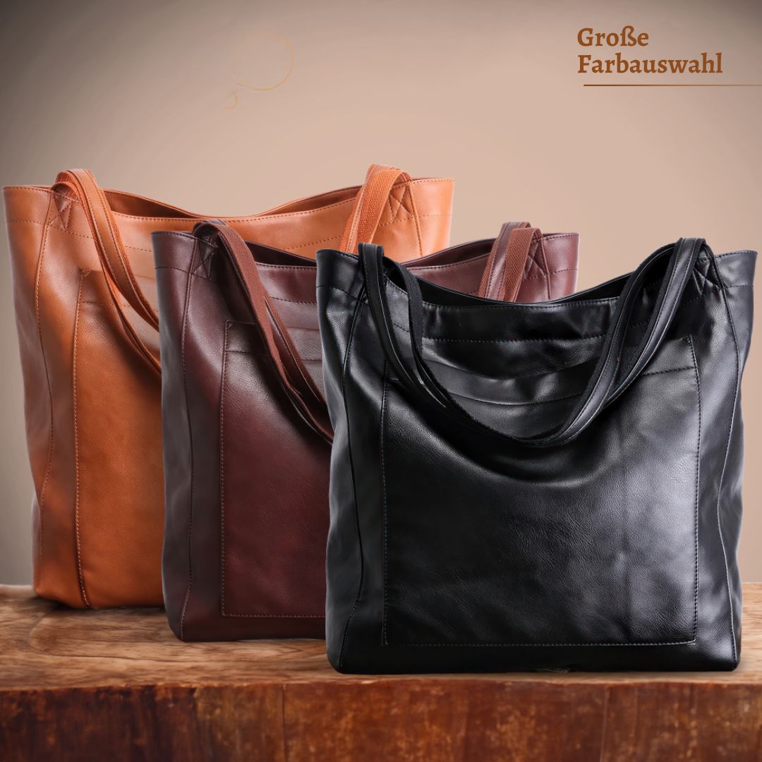 Lena - Moderná kožená crossbody kabelka