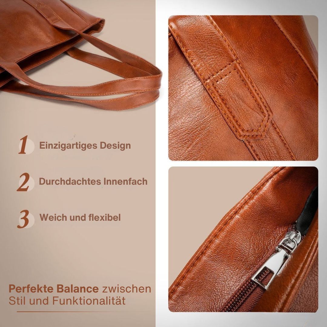 Klara - Elegantní kožená kabelka