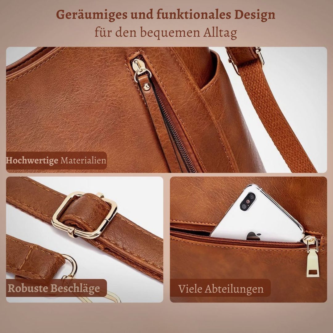 Frida - Elegantní Kožená Crossbody Taška