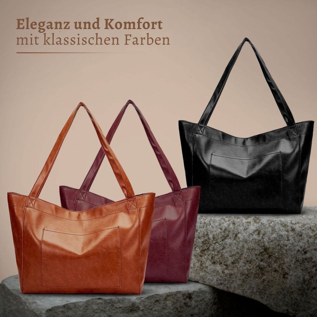 Hanna – Elegantná kožená kabelka na rameno