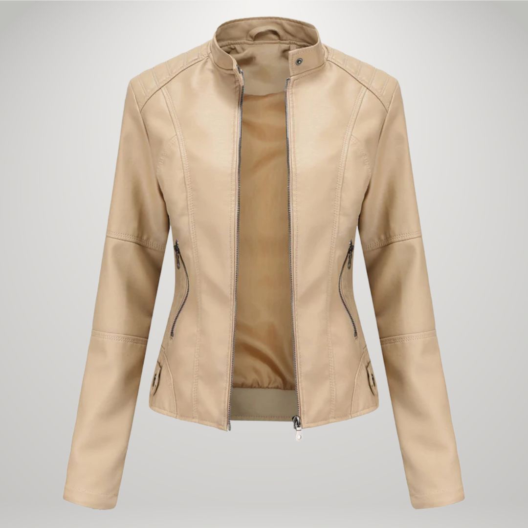 Ludmila | Elegant Leather Jacket