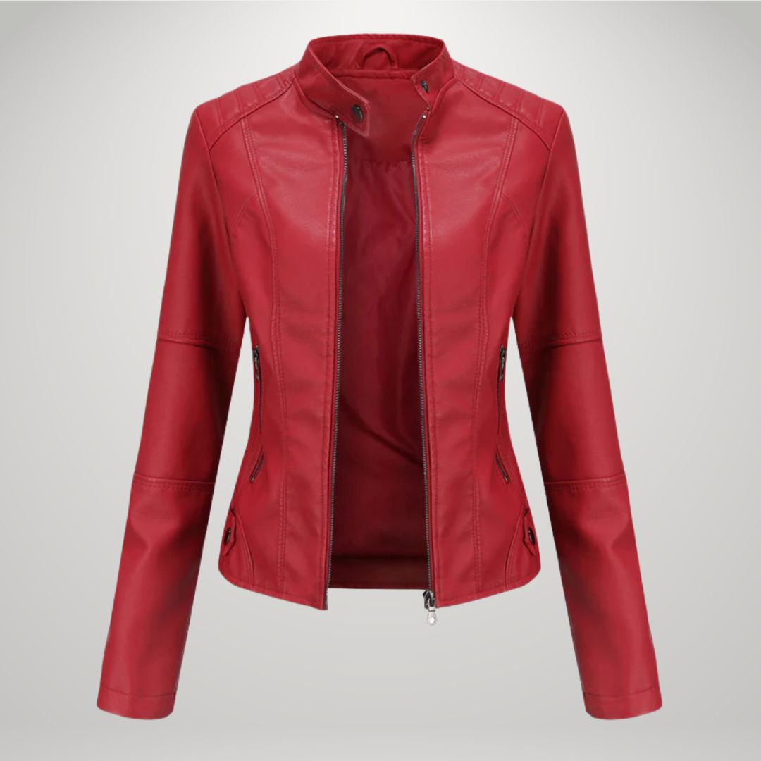 Ludmila | Elegant Leather Jacket