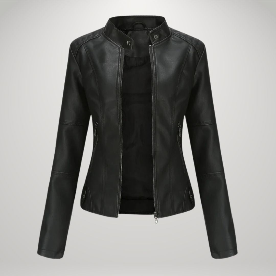 Ludmila | Elegant Leather Jacket