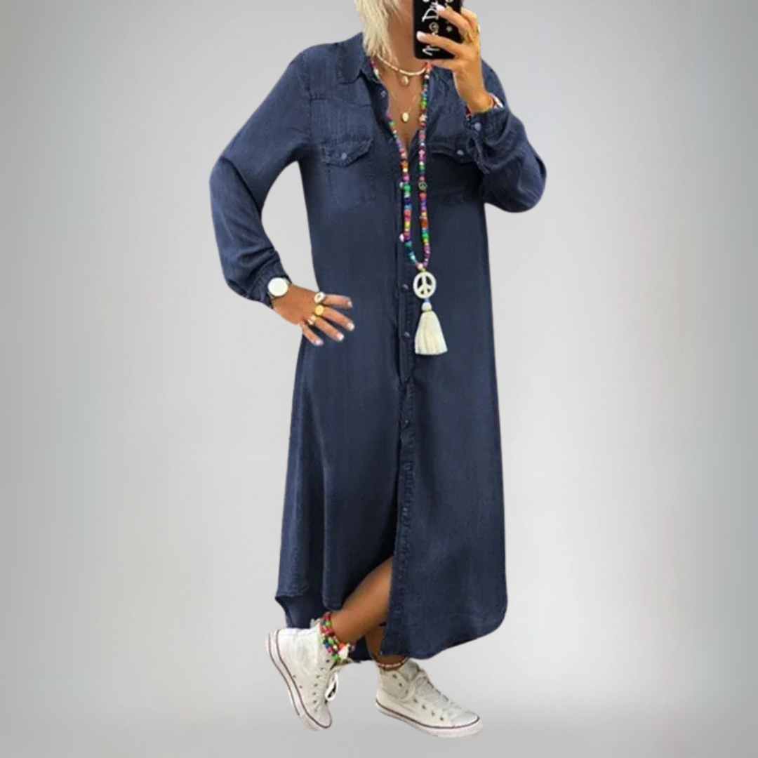 Vena | Elegantné Boho džínové šaty